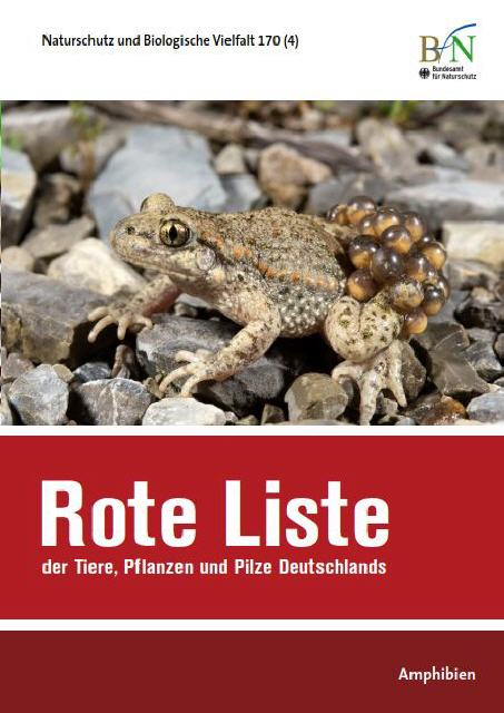 Rote Liste und Gesamtartenliste der Amphibien